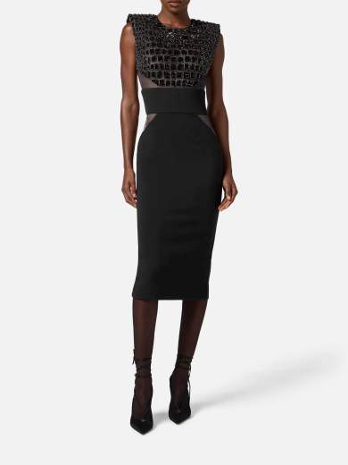 ワンピース ELISABETTA FRANCHI Woman Dress Black AM63B 110 ELISABETTA FRANCHI: Dress woman - Black | Elisabetta Franchi