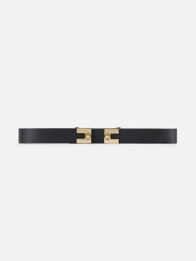 ベルト ELISABETTA FRANCHI Woman Belt Black CT15S 110 Elegant Women's Belts from Elisabetta Franchi - discover them