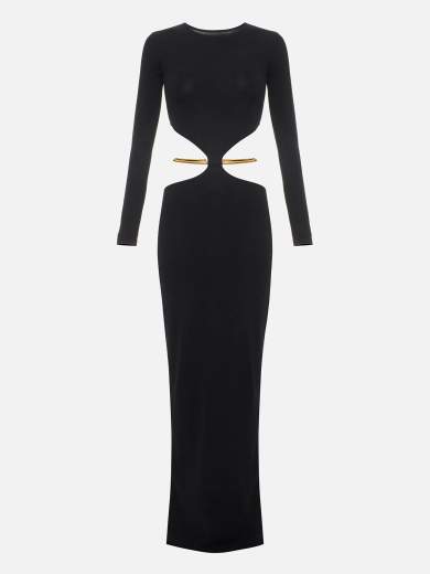 ワンピース ELISABETTA FRANCHI Woman Dress Black AM63B 110 ELISABETTA FRANCHI: Dress woman - Black | Elisabetta Franchi