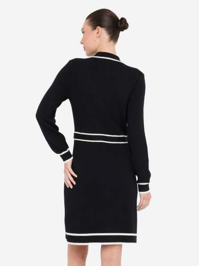 ワンピース LIU JO Woman Dress Black WA5256T4853 22222 Long dress with waistcoat colour black | Liu Jo