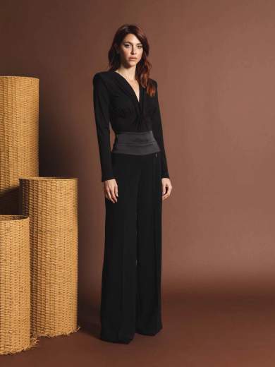 HelloLupo】Cappuccino Trousers - Black D Trousers | Hello Lupo