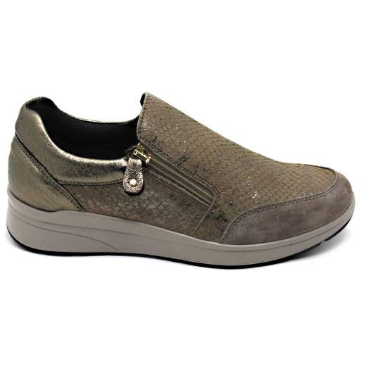 sandali con tacco argento